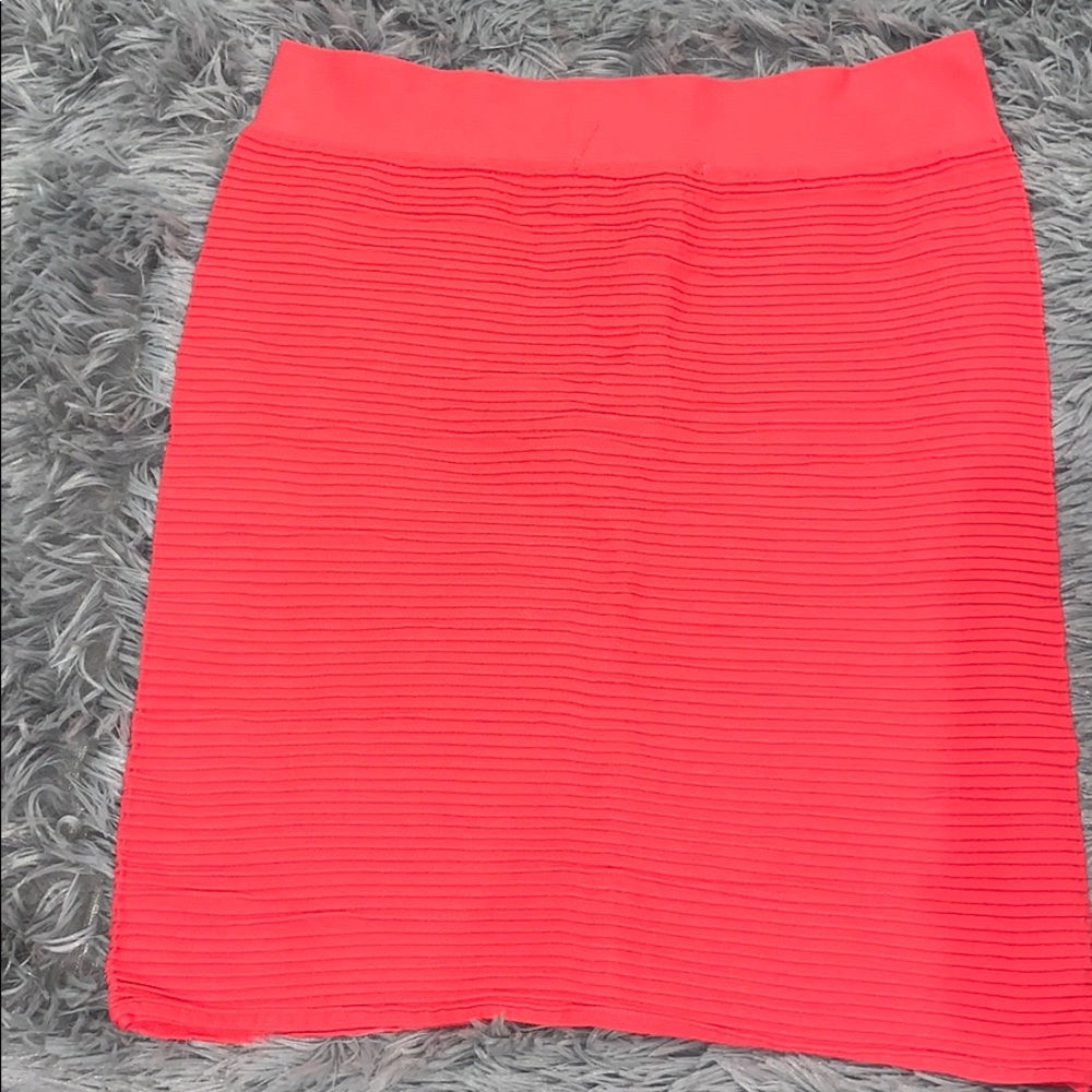 Pink mini skirt